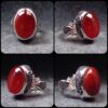 Islamic Yemeni Aqeeq Silver Ring for Men - Authentic Islamic Design