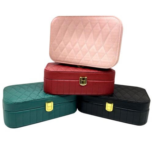 Jewelry Box Storage wih Mirror and Lock for Organized Accessories