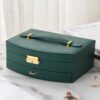 Jewelry Box with Multi-Tier Storage wih Mirror and Lock for Organized Accessories