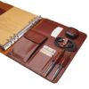 Leather Daily Planner 1404 Persian Daily Planner Calendar | Elegant Calendar Organizer