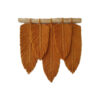 Macrame Wall Hanging Tapestry Art Bohemian with Leaf Design