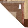 Authentic Handwoven Persian Gabbeh Rug in Cream - Minimalist Wool Carpet