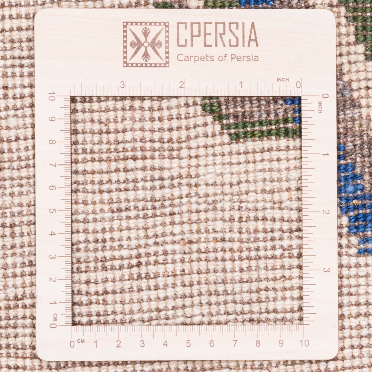 Genuine Handwoven Persian Gabbeh Wool Rug – Pictorial Dragon Design in Cream