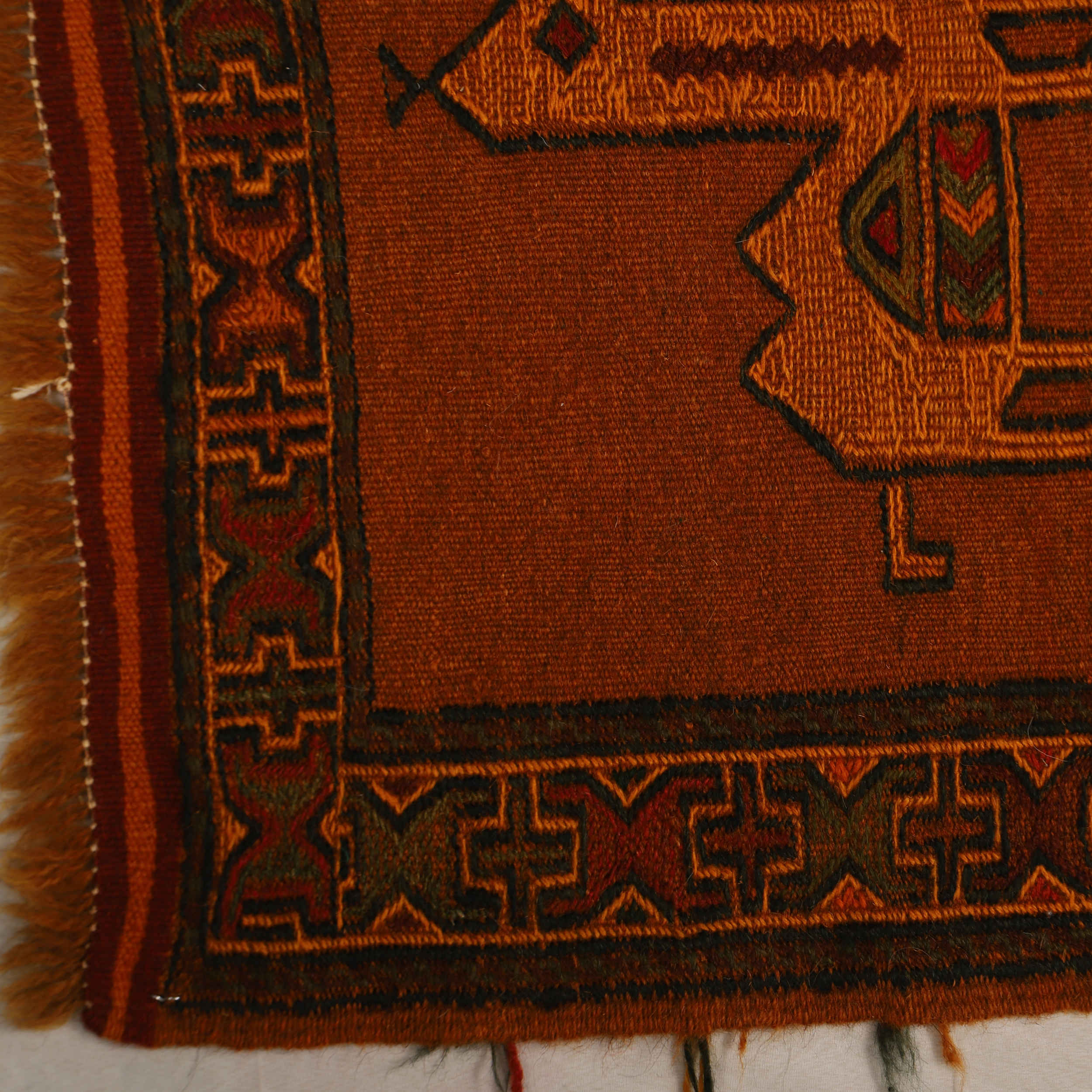 Khorasan Animal Motif Kilim Rug – Handwoven Authentic Persian Wool