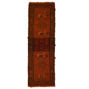 Khorasan Animal Motif Kilim Rug – Handwoven Authentic Persian Wool