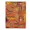 Persian Patchwork Kilim Rug Handwoven Geometric Orange