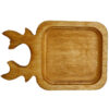 Deer Antler Design Wooden Coasters 2-Pack – Square Boho Table Accessory
