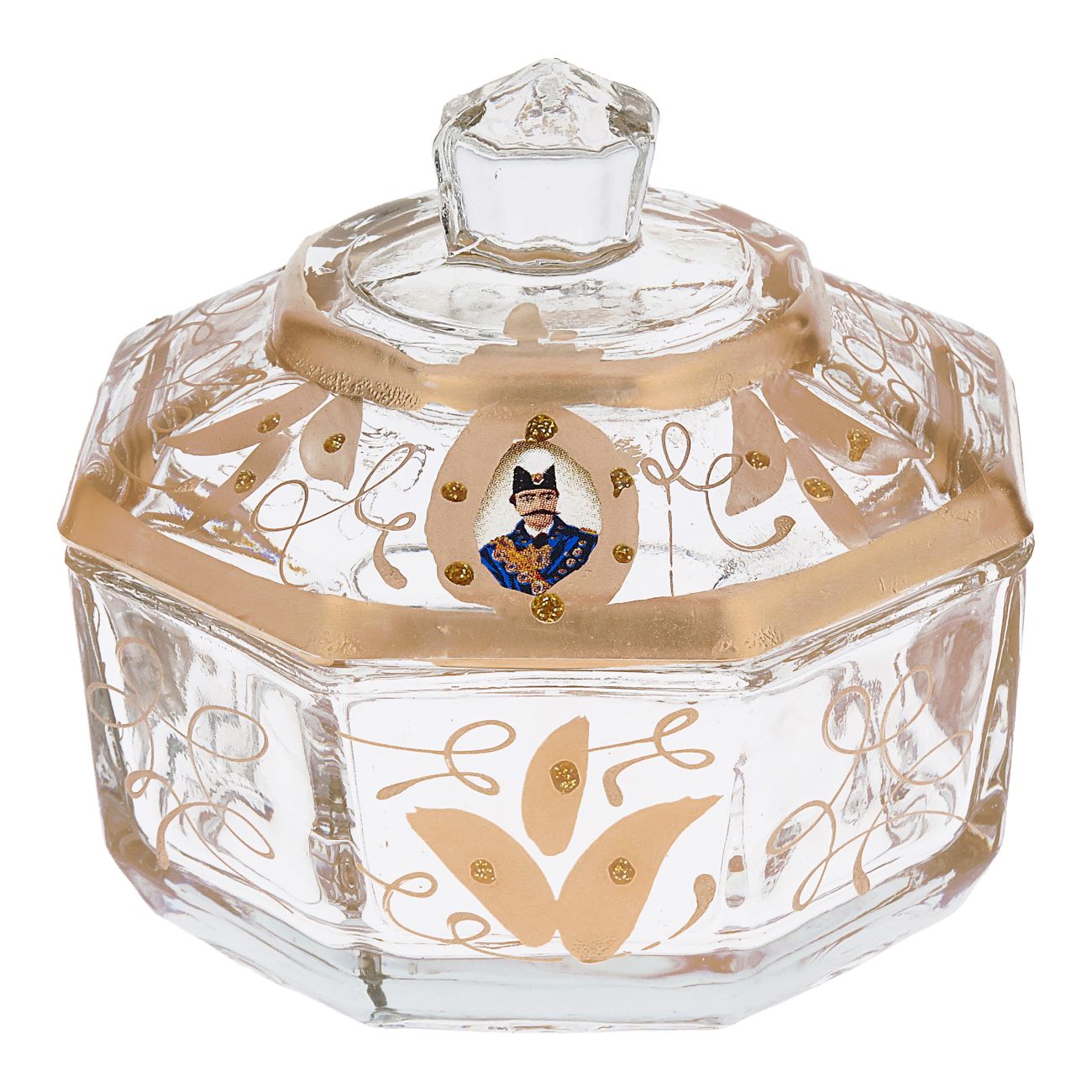 The 14-Piece Shah Abbasi Tea Set is a Traditional and Elegant Designed for Serving Tea to Six People