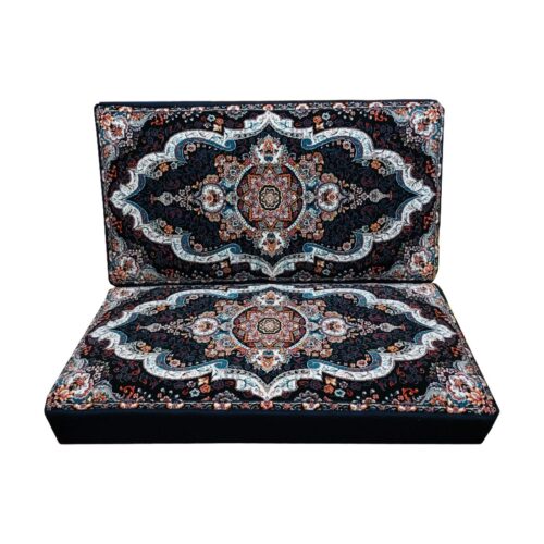 Traditional Persian Backrest Pillow - Comfort Meets Heritage (x2)- Model Orkideh