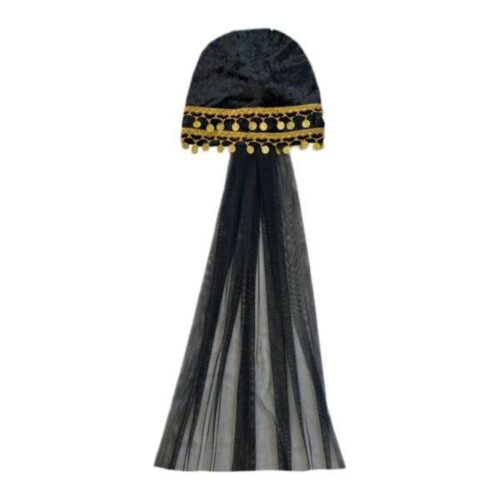 Turban for Women in Traditional Style with Embellishments and Flowing Design