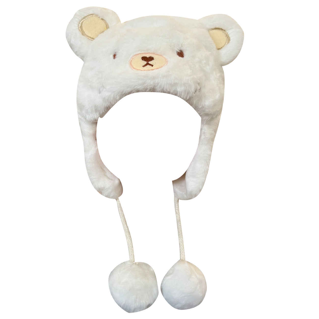 White Baby Hat – Suitable for Autumn and Spring (6 to 36 Months)