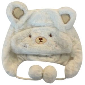 White Baby Hat – Suitable for Autumn and Spring (6 to 36 Months)