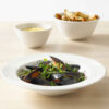 White Ceramic Dinnerware Plate – Microwave and Dishwasher Safe Perfect for Pasta
