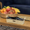 Wicker Basket Handwoven with Handle – Add Rustic Charm to Your Home