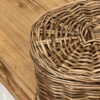 Wicker Basket Handwoven with Lid – Perfect for Home Organization