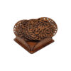 Eco-Friendly Leaf Design Wooden Coasters 6-Pack – Timeless Boho Botanical