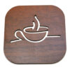 Sustainable Boho Wooden Coasters 6-Pack – Square Style for Any Occasion