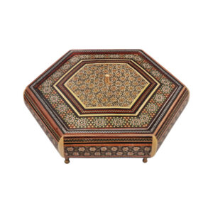 Wooden Khatam Kari Candy Bowl – A Timeless Decorative Accent