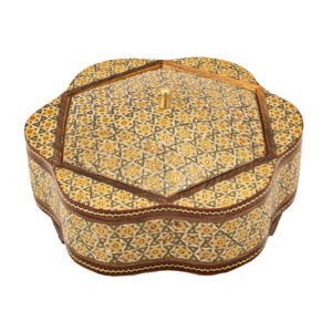 Wooden Khatam Kari Candy Bowl – Ideal for Home Decor and Special Events