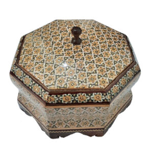 Wooden Khatam Kari Candy Bowl – for Your Tabletop decor and Festive Gatherings