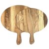 Wooden Serving & Cutting Board - Ideal for Cheese Board and Charcuterie (Set of 2)