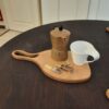 Wooden Serving & Cutting Board - Multi-Use for Chopping, Slicing and Food Presentation