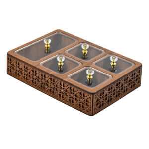 Premium Wooden Tea Box – Gift-Worthy Countertop Tea Organizer