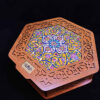 Floral Themed Wooden Tea Chest – Elegant Gift for Tea Lovers