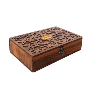 Versatile Wooden Tea Organizer – Stylish Storage for Home & Office Teas