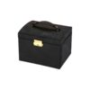 Jewelry Box with Multi-Tier Storage with Lock and Mirror for Organized Accessories