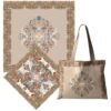 Islamic Prayer Matt Sajadah Chanel Fabric - Double Side 3 pieces