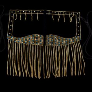 Rhinestone-Studded & Chain Design Burqa Handmaded Traditional Style