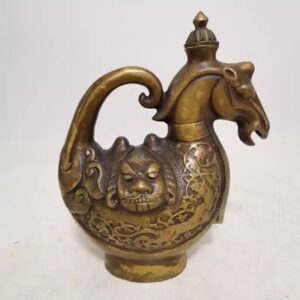 Antique Brass Rosewater Sprinkler – for Traditional Fragrance Ceremony