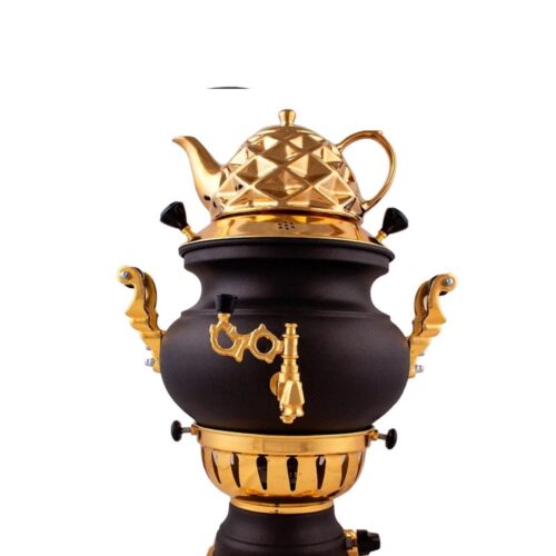Persian Gas Samovar Tea Maker Smooth Finish 6-Liter