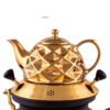 Persian Gas Samovar Tea Maker Smooth Finish 6-Liter