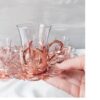 Traditional Handmade Copper Tea Set with Saucers – Elegant Drinkware for Serving & Gifting
