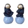 2Piece Astronaut Model Statue Set A Stunning Space-Themed Decor for Your Home