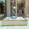 3-Piece Astronaut Figurine Set Space Themed Decor with Musical Elements