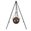 3-Piece Cauldron Campfire Cooking Set with Tripod, Pan & Pot – Perfect for Outdoor Adventures