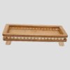 6-Piece Wooden Spice Rack Set with Stand, Stylish and Practical Kitchen Organizer