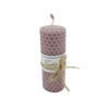 Beeswax Candle Pillar - Ideal for & Ambiance, Elegant, Set of 6