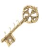 Brass Wall Key Holder – Perfect for Home Decor with Key Design in Golden
