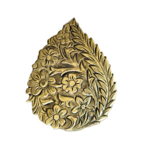 Brass Women’s Brooch – Chic & Lux with Spring Design in Golden