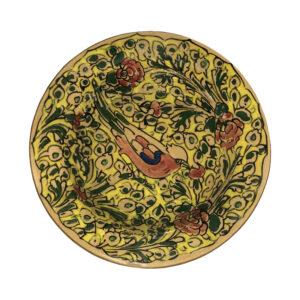 Ceramic Dinnerware Plate – Bird & flower Pattern, Microwave , Dishwasher Safe