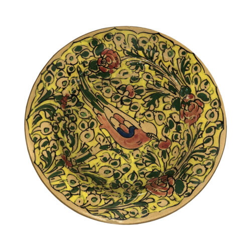 Ceramic Dinnerware Plate - Bird & flower Pattern, Microwave , Dishwasher Safe
