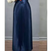 Chic Satin Pleated Skirt – Elegant, Stylish, and Versatile for Every Occasion
