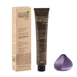Damask Rose Hair Color PR21, 100ml Wild Orchid Purple Shade – Long Lasting with Nourishing Care