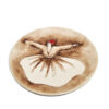 Decorative Ceramic Wall Plate - Whirling Dervish Dance Design in Brown