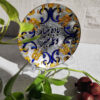 Decorative Glass Wall Plate - Perfect Gift for Every Occasion with Vitreous Art & Calligraphy Design