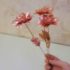 Decorative Copper Flower – Elevate Your Home Decor with Handcrafted Floral Art (x5)